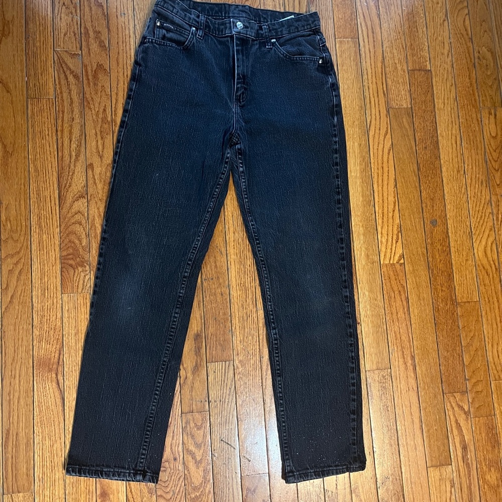Riders by Lee Women's Black Straight Leg Vintage Y2K Mom Style Jeans 10 30x29